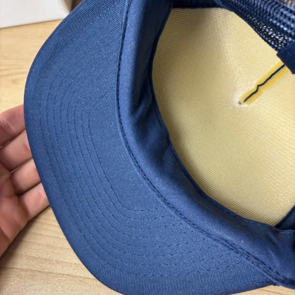 Vintage Valvoline Hat Cap Snap Back Blue Trucker Sterling Illinois